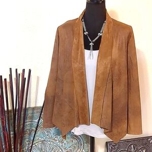 BAGATELLE FAUX-LEATHER BLAZER